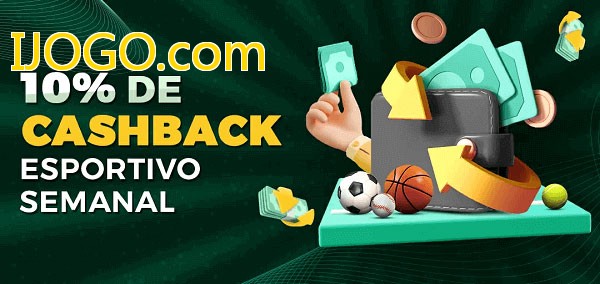 10% de bônus de cashback na IJOGO.com